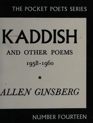 Cover for Kaddish, and Other Poems