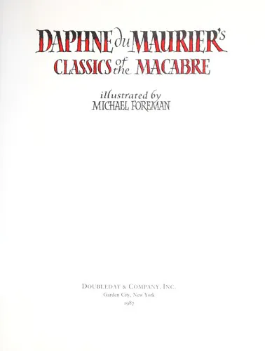 Cover for Daphne Du Maurier's Classics of the Macabre