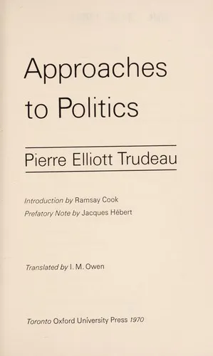 Cover for Approaches to Politics..