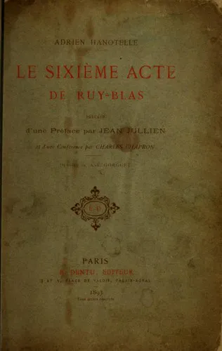 Cover for Ruy Blas