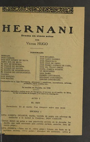 Cover for Hernani