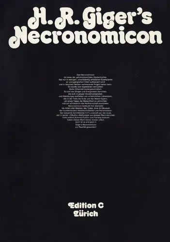 Cover for H.R. Giger's Necronomicon