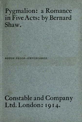 Cover for Pygmalion