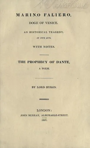 Cover for Marino Faliero, Doge of Venice