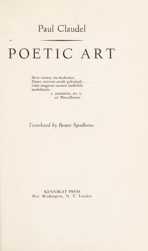 Cover for Poetic Art