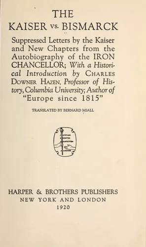 Cover for The Kaiser Vs. Bismarck