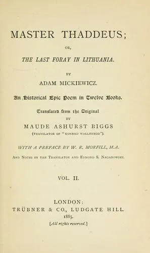 Cover for Master Thaddeus
