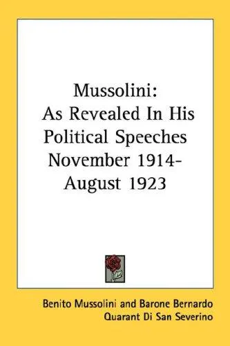 Cover for Mussolini