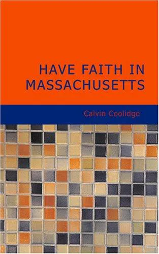 Cover for Have Faith in Massachusetts