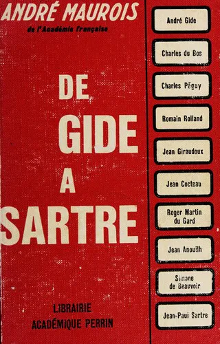 Cover for De Gide a Sartre