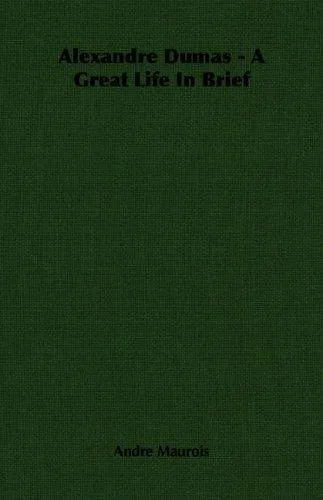 Cover for Alexandre Dumas