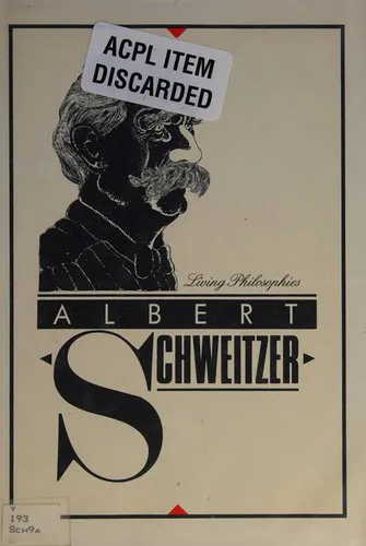 Cover for Albert Schweitzer (Living Philosophies)