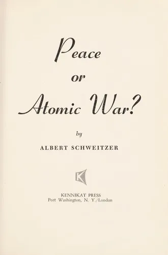 Cover for Peace or Atomic War?