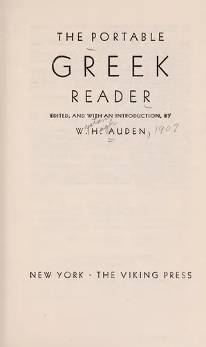 Cover for The Portable Greek Reader