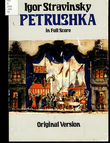 Cover for Petrushka in Full Score