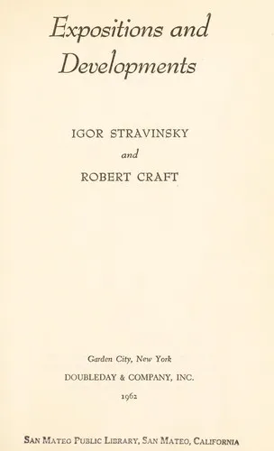 Cover for Expositions and Developments