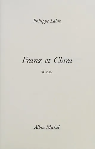 Cover for Franz Et Clara