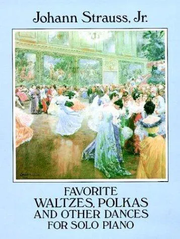Cover for Favorite Waltzes, Polkas and Other Dances for Solo Piano