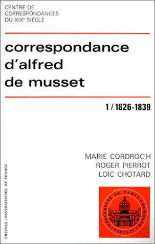 Cover for Correspondance, 1827-1957