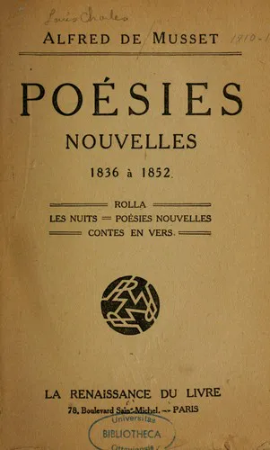 Cover for Poésies Nouvelles