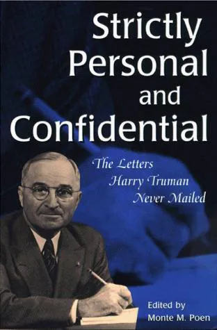 Cover for Strictly Personal and Confidential