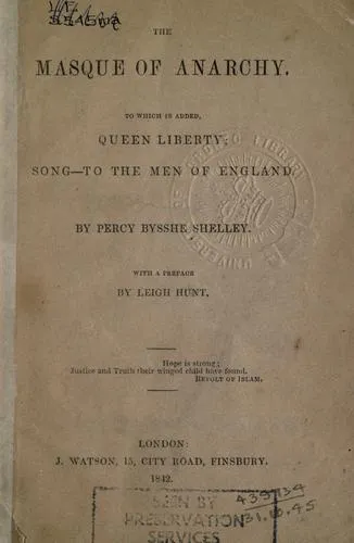 Cover for Masque of Anarchy