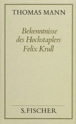 Cover for Bekenntnisse Des Hochstaplers Felix Krull