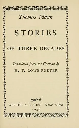 Cover for Stories of Three Decades