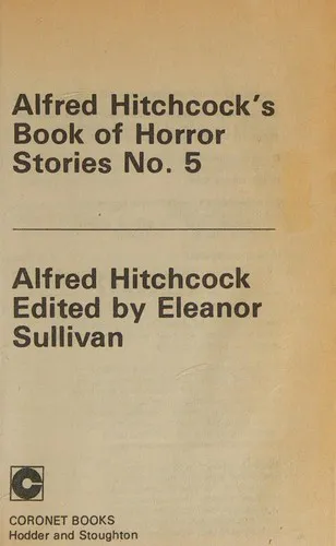Cover for Alfred Hitchcock's Book of Horror Stories