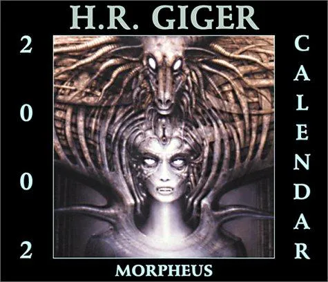 Cover for H. R. Giger Morpheus 2002 Calendar