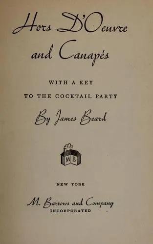 Cover for Hors D'ouvres and Canapés