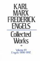 Cover for Karl Marx and Frederick Engels