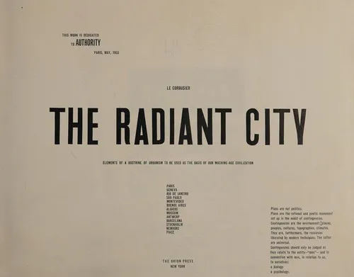 Cover for The Radiant City