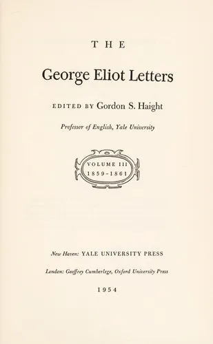 Cover for The George Eliot Letters Vol III