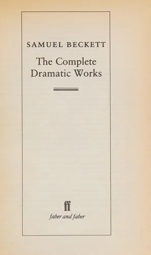 Cover for The Complete Dramatic Works