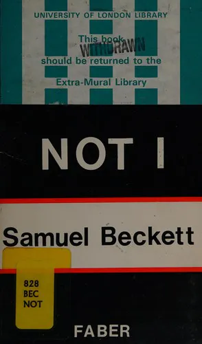 Cover for Not I