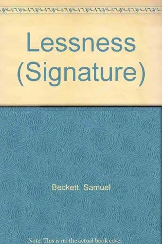 Cover for Lessness