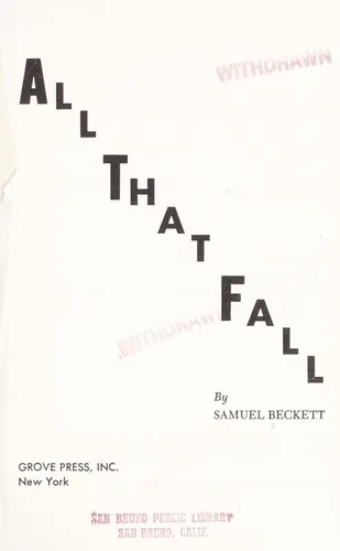 Cover for All That Fall