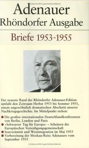 Cover for Briefe, 1953-1955