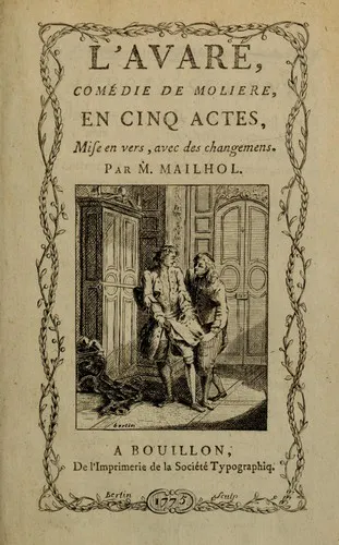 Cover for L' Avare