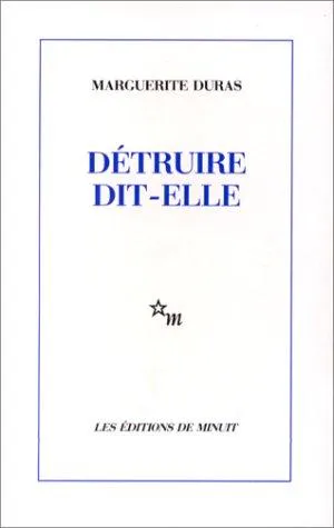 Cover for Détruire, Dit-elle