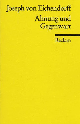 Cover for Ahnung Und Gegenwart. Ein Roman