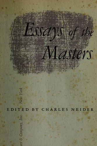 Cover for Essays of the Masters