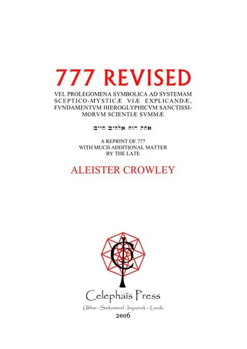 Cover for 777 Revised