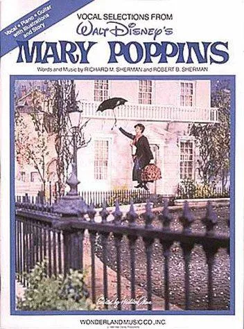 Cover for Vocal Selections from Walt Disney's Mary Poppins