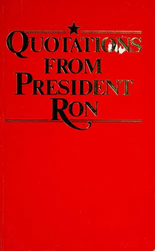 Cover for Quotations from President Ron
