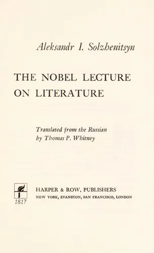 Cover for Lecture