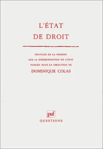 Cover for L'Etat De Droit