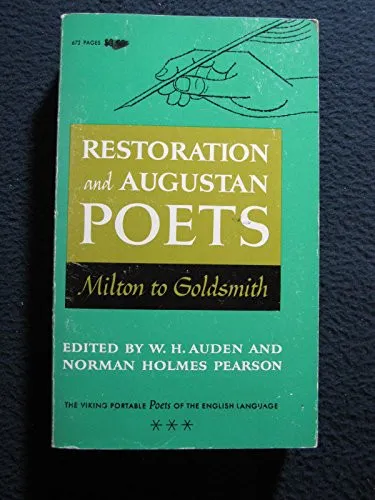 Cover for Restoration and Augustan Poets