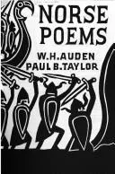 Cover for Norse Poems